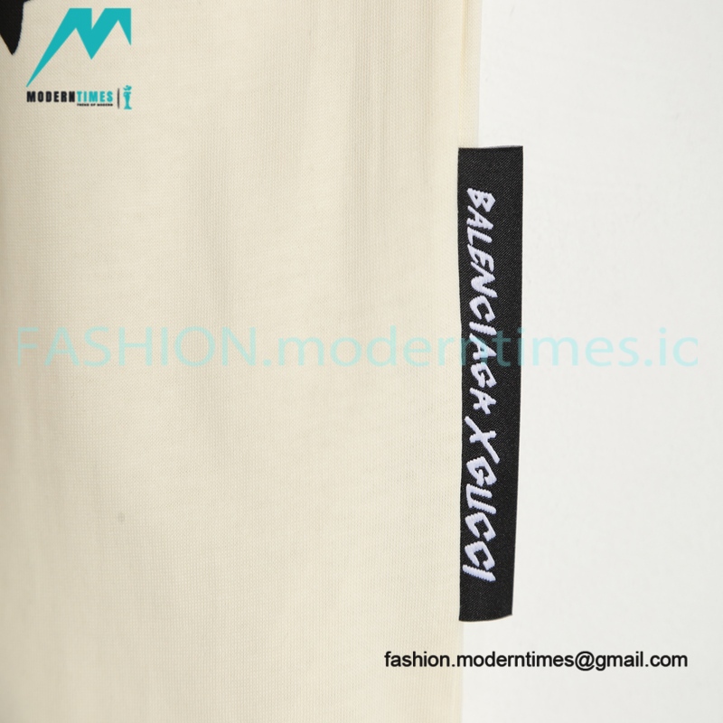 Gucci - Balenciaga Double G-B Print Short Sleeve T-shirt Gucci - Balenciaga Double G-B Print Short Sleeve T-shirt
